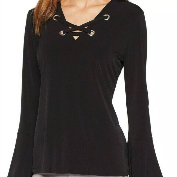 MICHAEL Michael Kors Tops - Michael Kors Black bell sleeves top